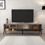 Hanah Home Soporte para TV Era 3805 Roble Zafiro y Antracita